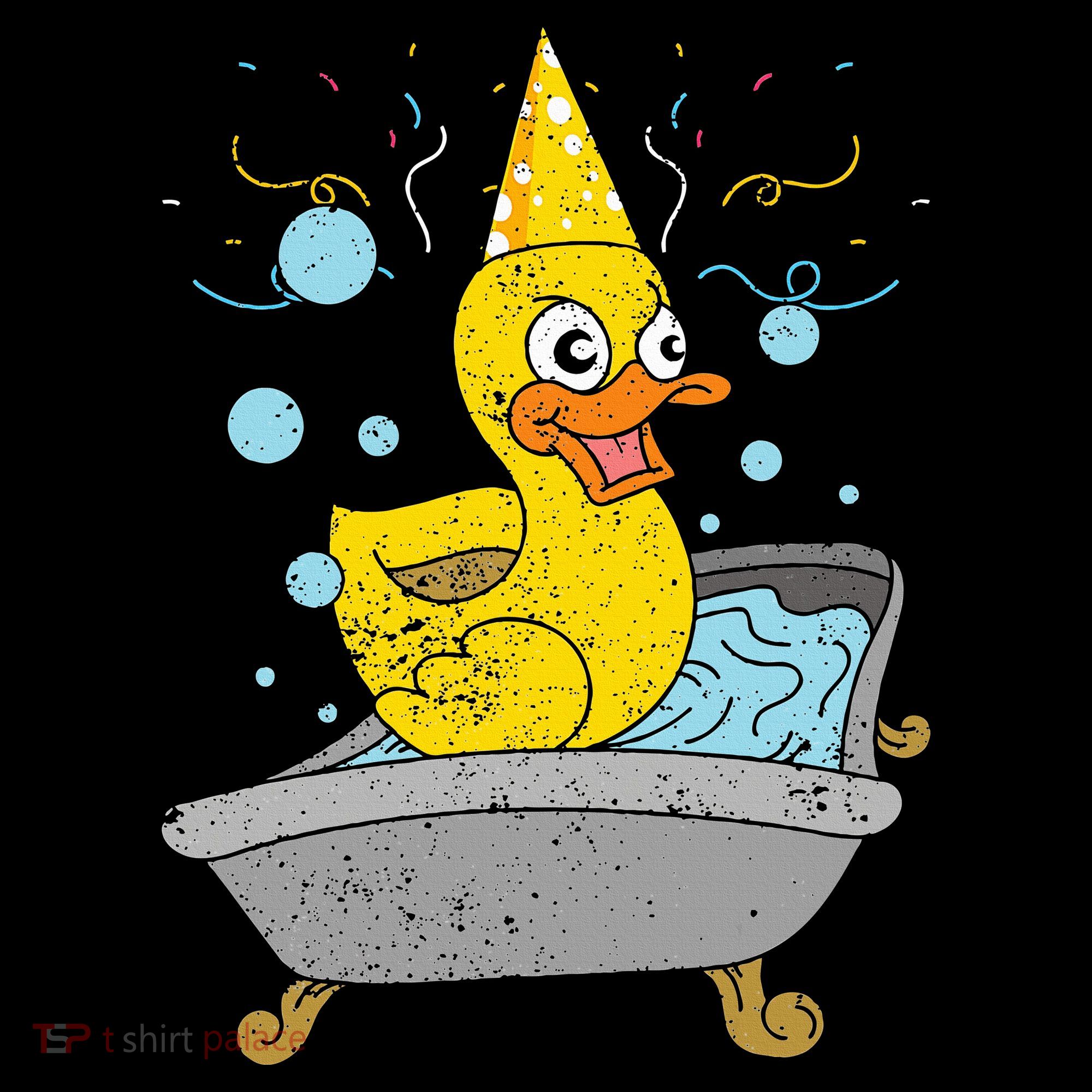Duckling Duckie Bath Toy Ducky Rubber Duck Women's T-Shirt