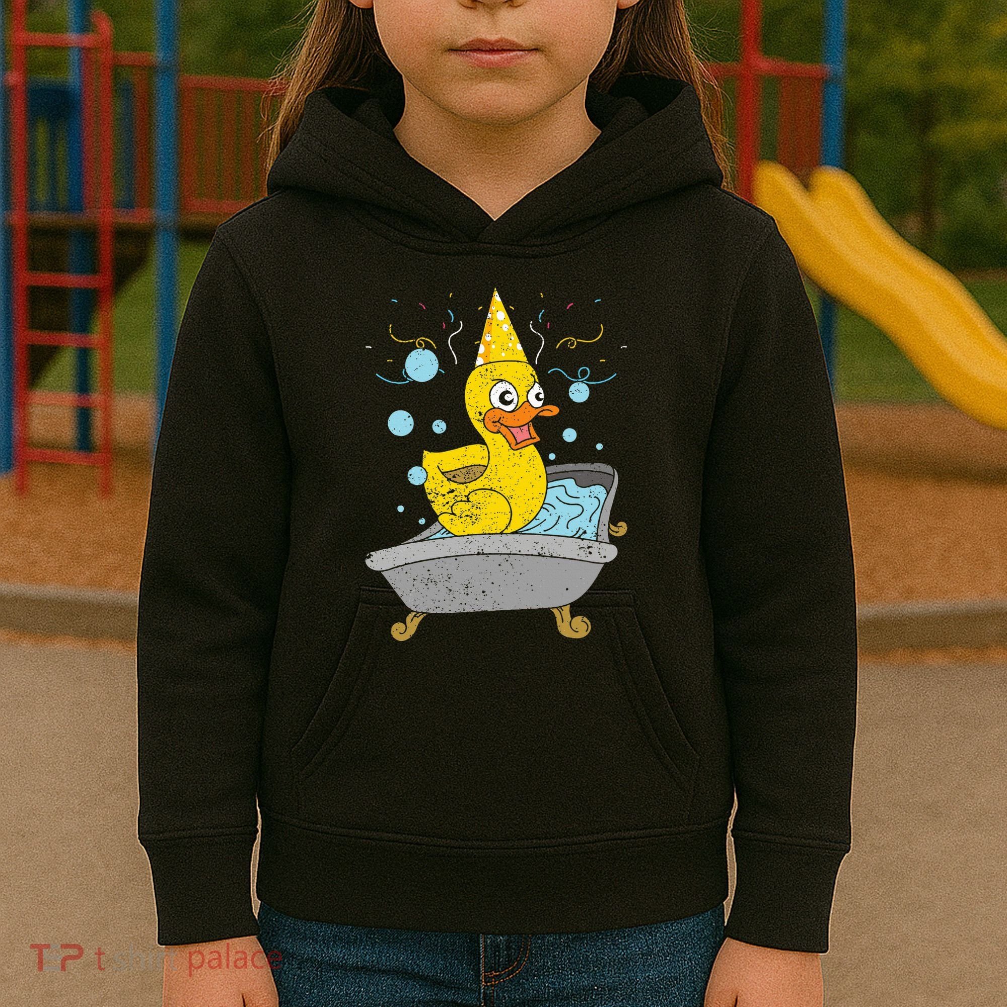Duckling Duckie Bath Toy Ducky Rubber Duck Kids Hoodie