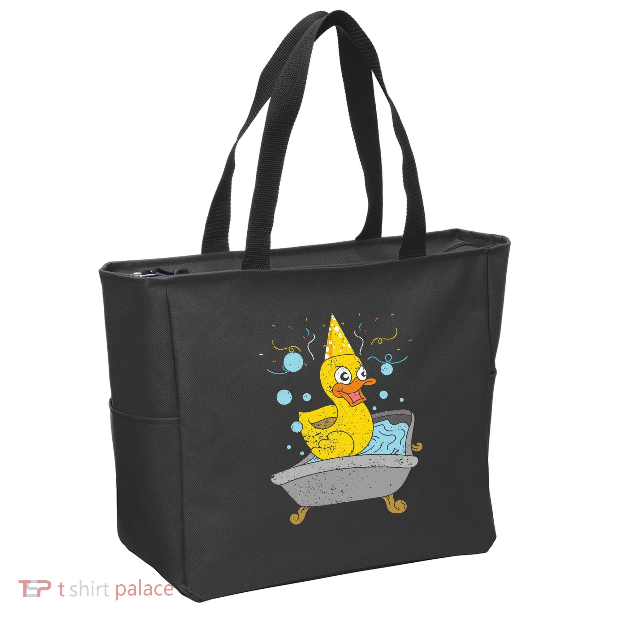 Duckling Duckie Bath Toy Ducky Rubber Duck Tote Bag