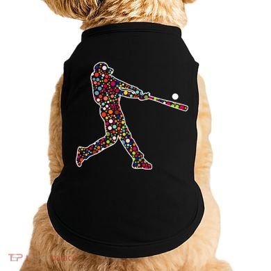 Dot Day Baseball Player Swing Doggie Tank