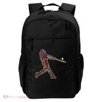 Dot Day Baseball Player Swing Backpack thumb 0