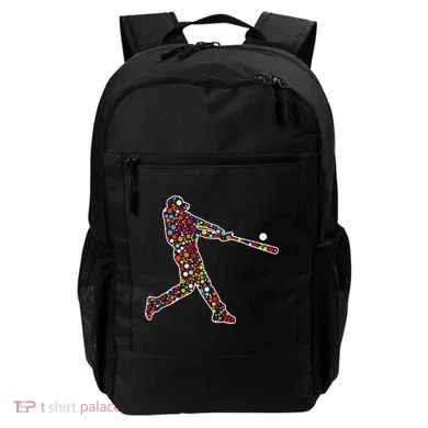 Dot Day Baseball Player Swing Backpack