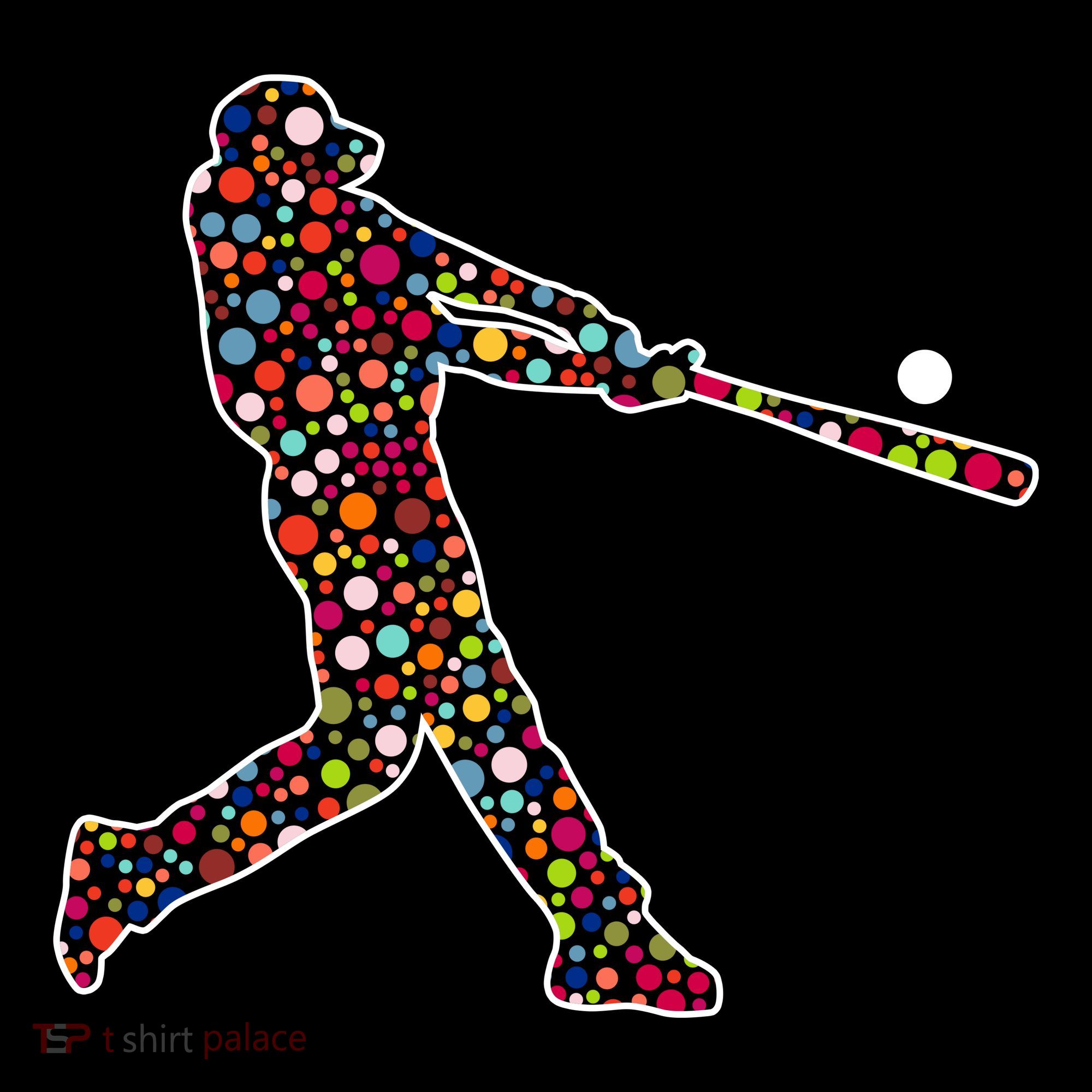 Dot Day Baseball Player Swing Backpack