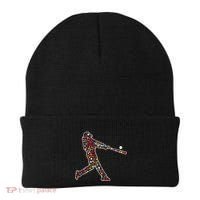 Dot Day Baseball Player Swing Beanie thumb 0