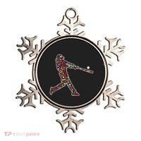Dot Day Baseball Player Swing Ornament thumb 0
