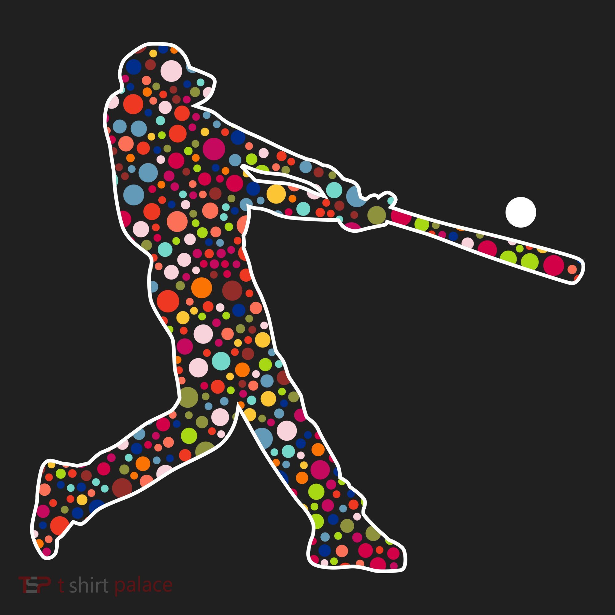 Dot Day Baseball Player Swing Hat
