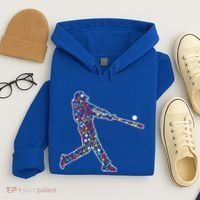 Dot Day Baseball Player Swing Hoodie thumb 4