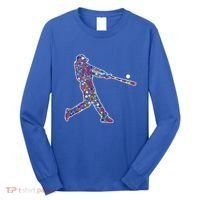 Dot Day Baseball Player Swing Long Sleeve Shirt thumb 0