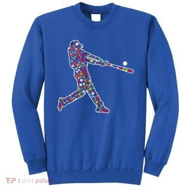 Dot Day Baseball Player Swing Sweatshirt