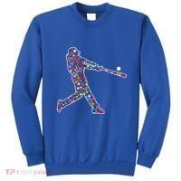 Dot Day Baseball Player Swing Sweatshirt thumb 0