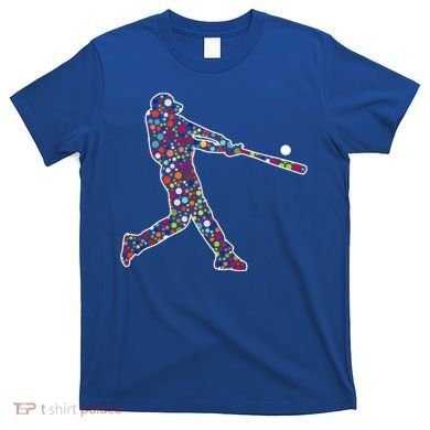 Dot Day Baseball Player Swing T-Shirt