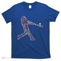Dot Day Baseball Player Swing T-Shirt thumb 0