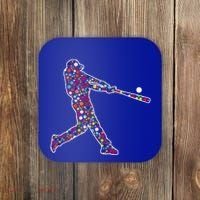 Dot Day Baseball Player Swing Coaster thumb 0