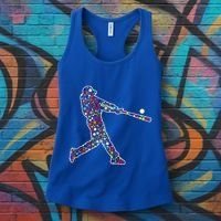 Dot Day Baseball Player Swing Women's Tank Top thumb 3