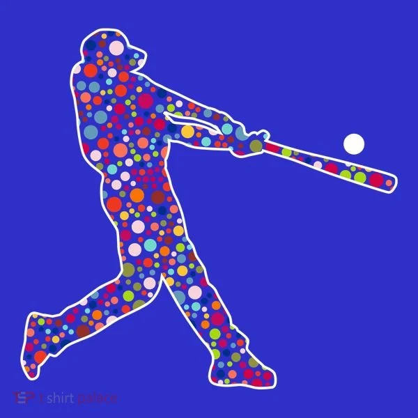 Dot Day Baseball Player Swing Baby Bodysuit