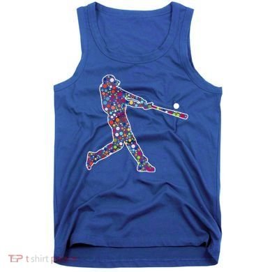 Dot Day Baseball Player Swing Tank Top