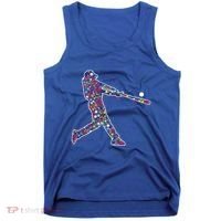 Dot Day Baseball Player Swing Tank Top thumb 0