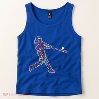 Dot Day Baseball Player Swing Tank Top thumb 2