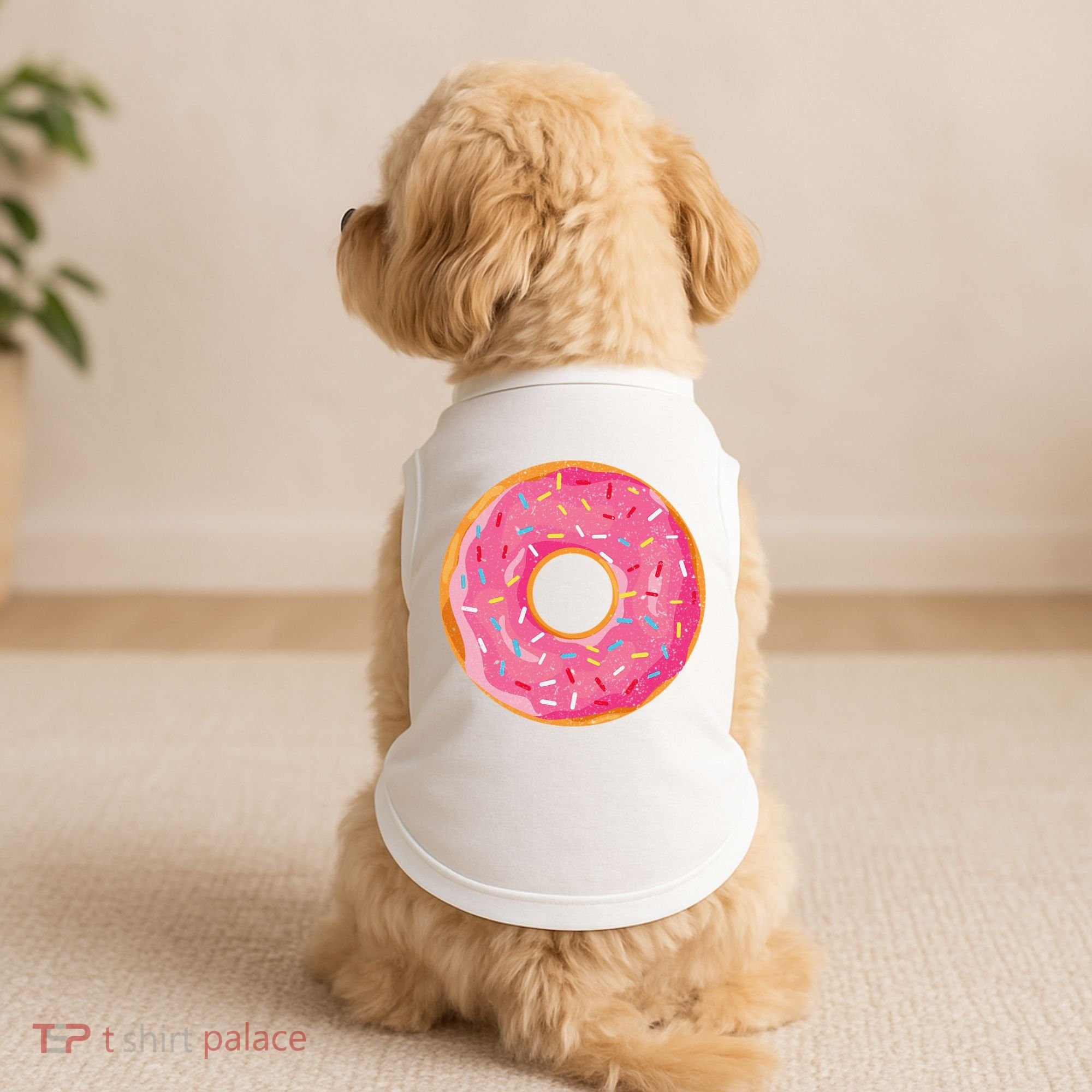 Delicious Donut Costume Doggie Tank