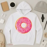 Delicious Donut Costume Hoodie thumb 3