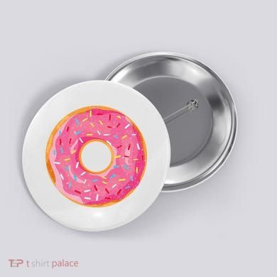 Delicious Donut Costume Button