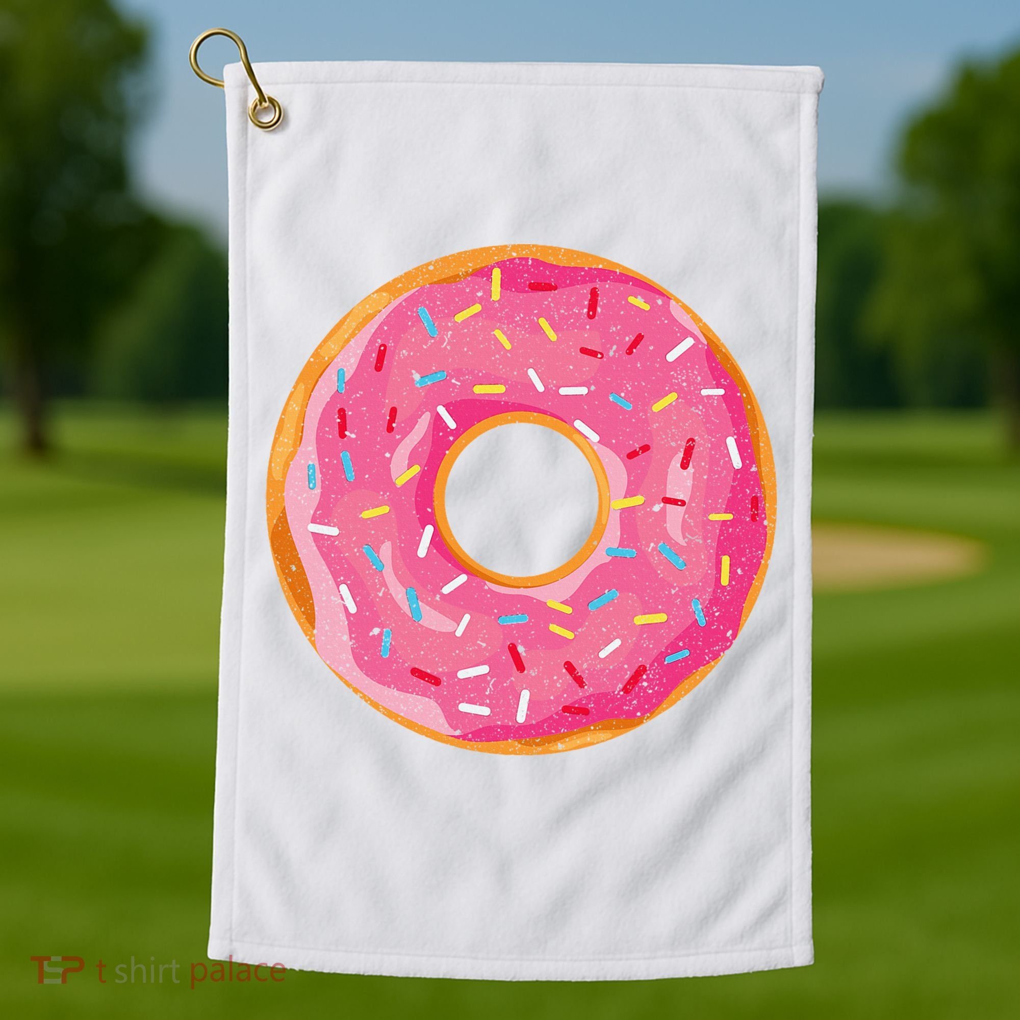 Delicious Donut Costume Golf Towel