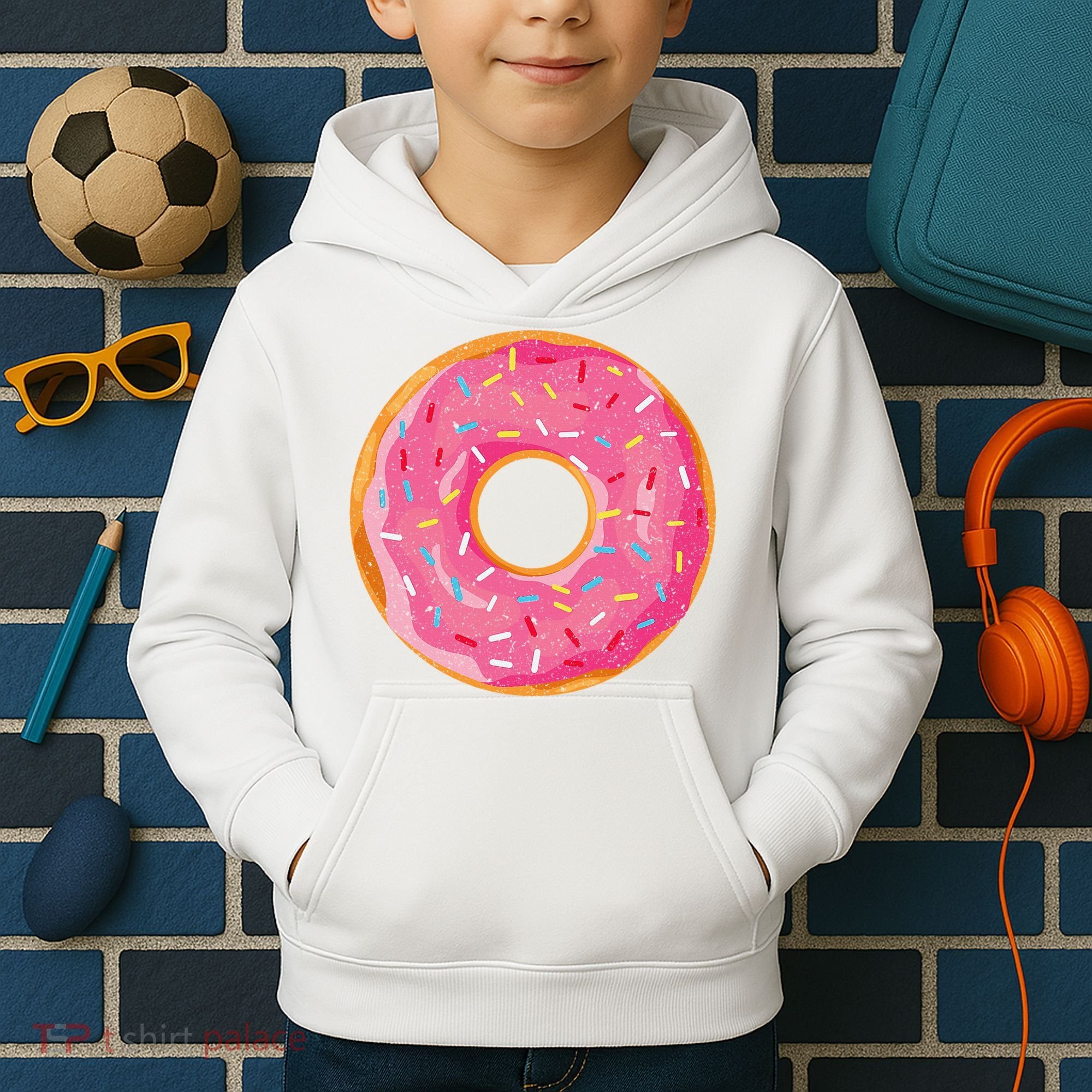 Delicious Donut Costume Kids Hoodie