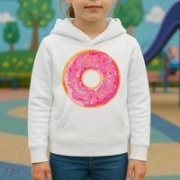 Delicious Donut Costume Kids Hoodie thumb 3