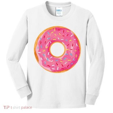 Delicious Donut Costume Kids Long Sleeve Shirt