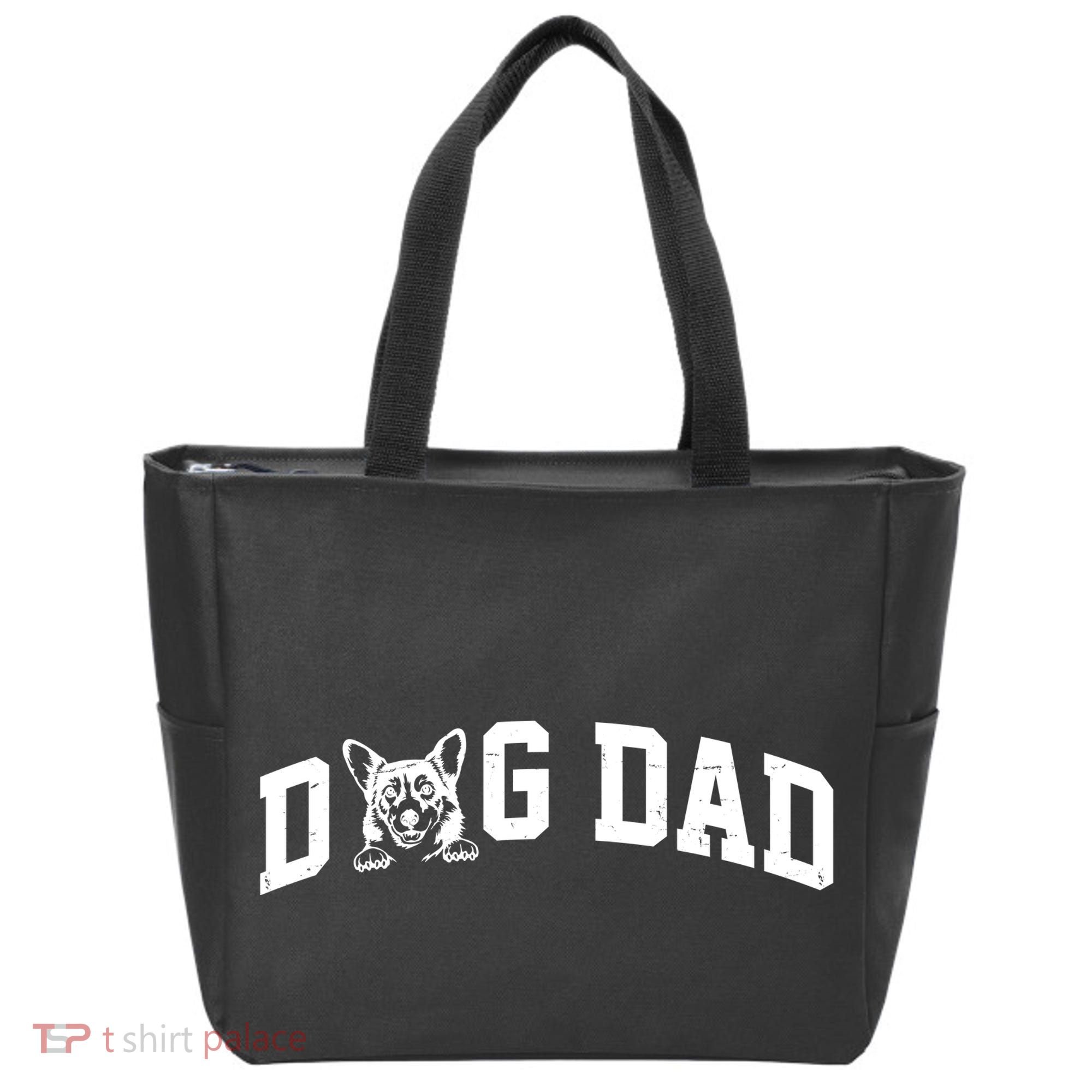 Dog Dad Corgi Lover Tote Bag