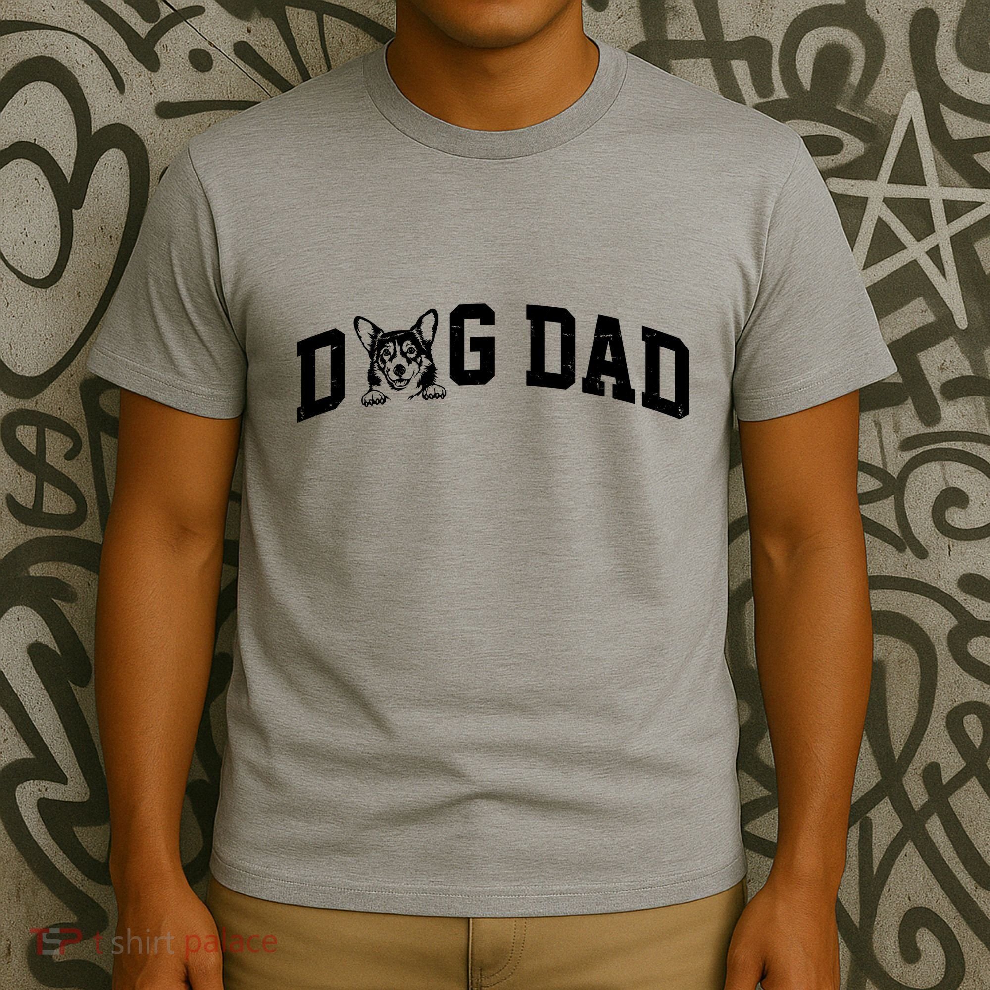 Dog Dad Corgi Lover T-Shirt