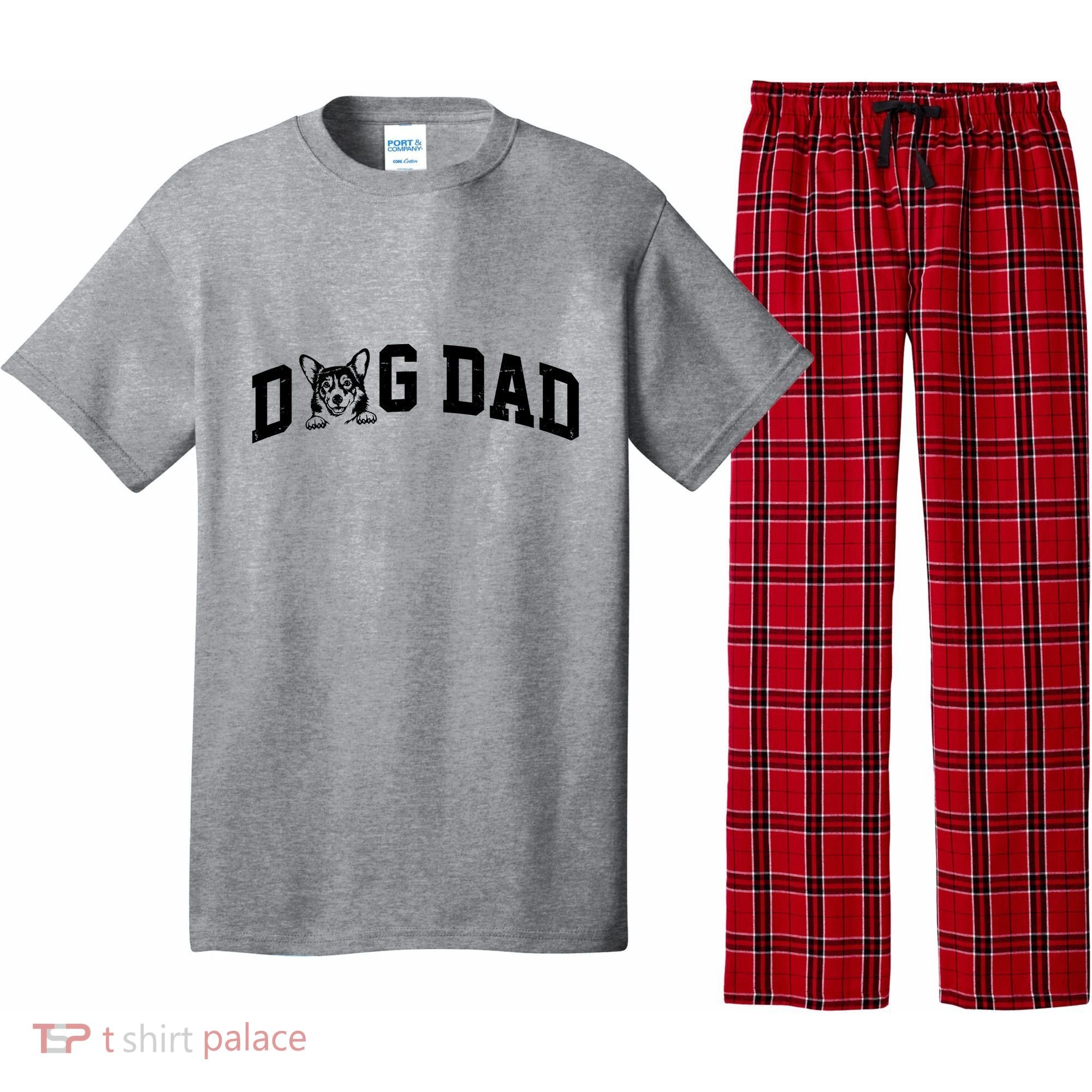 Dog Dad Corgi Lover Pajama Set