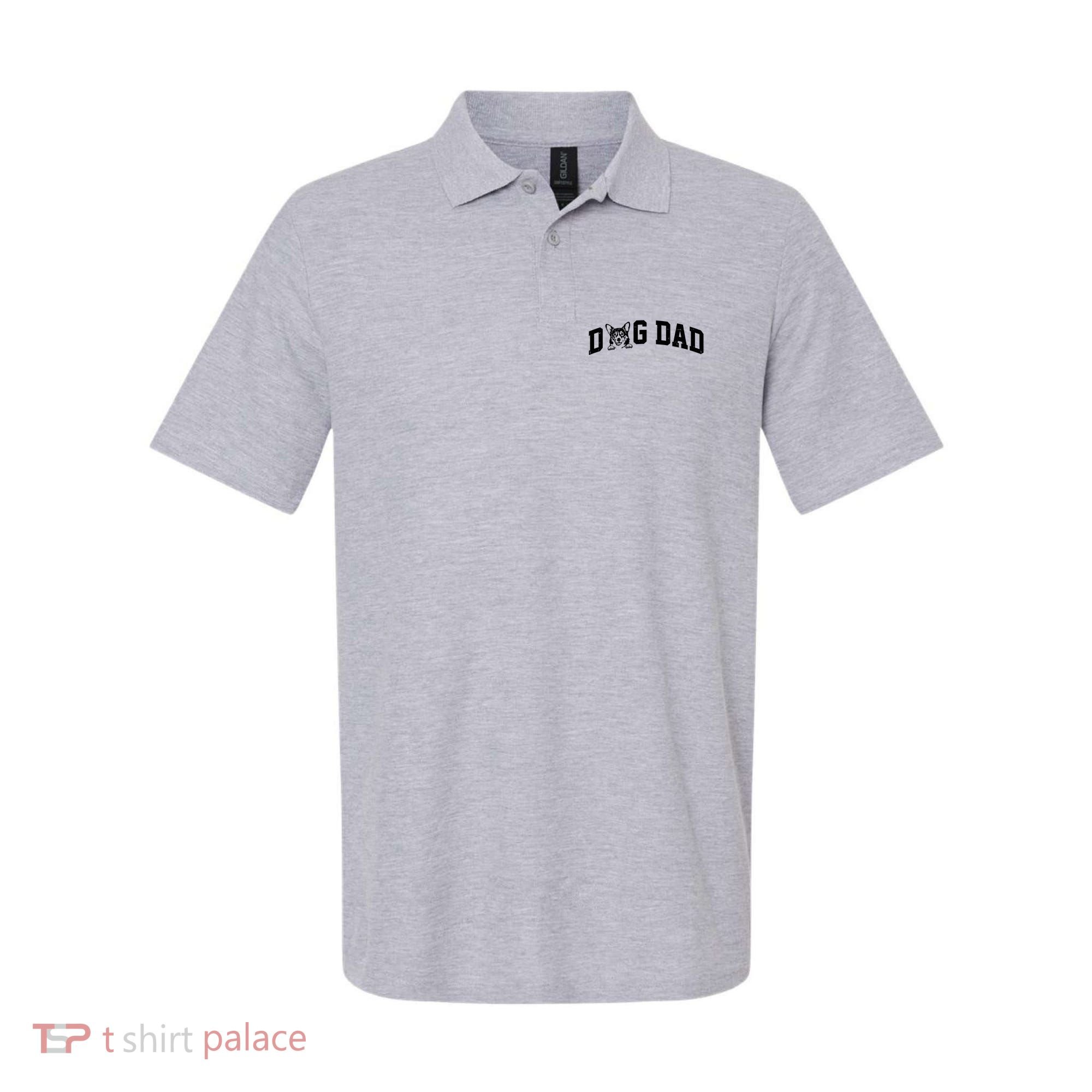 Dog Dad Corgi Lover Polo