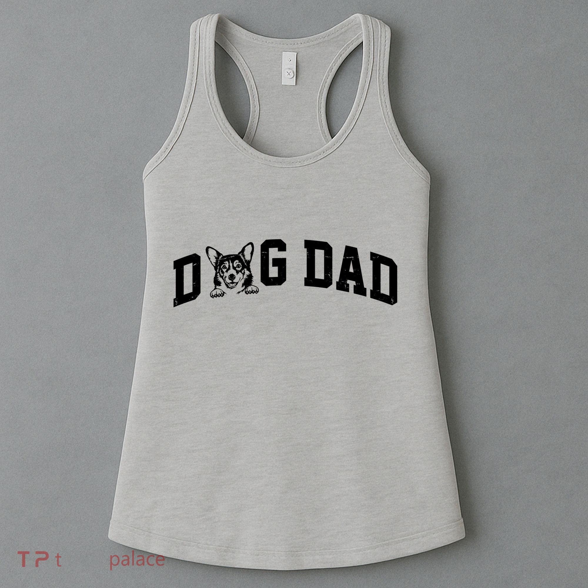 Dog Dad Corgi Lover Women's Tank Top