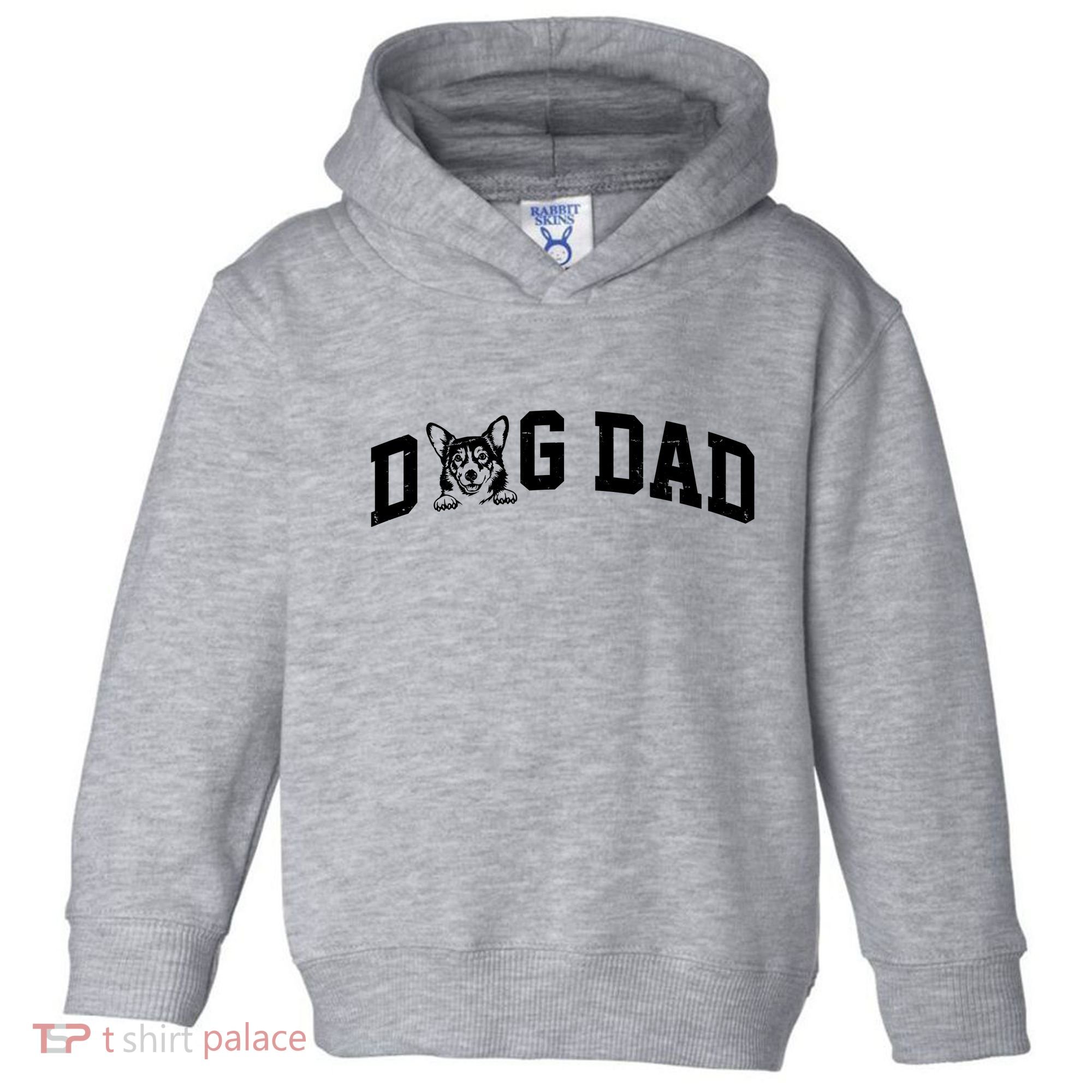 Dog Dad Corgi Lover Toddler Hoodie