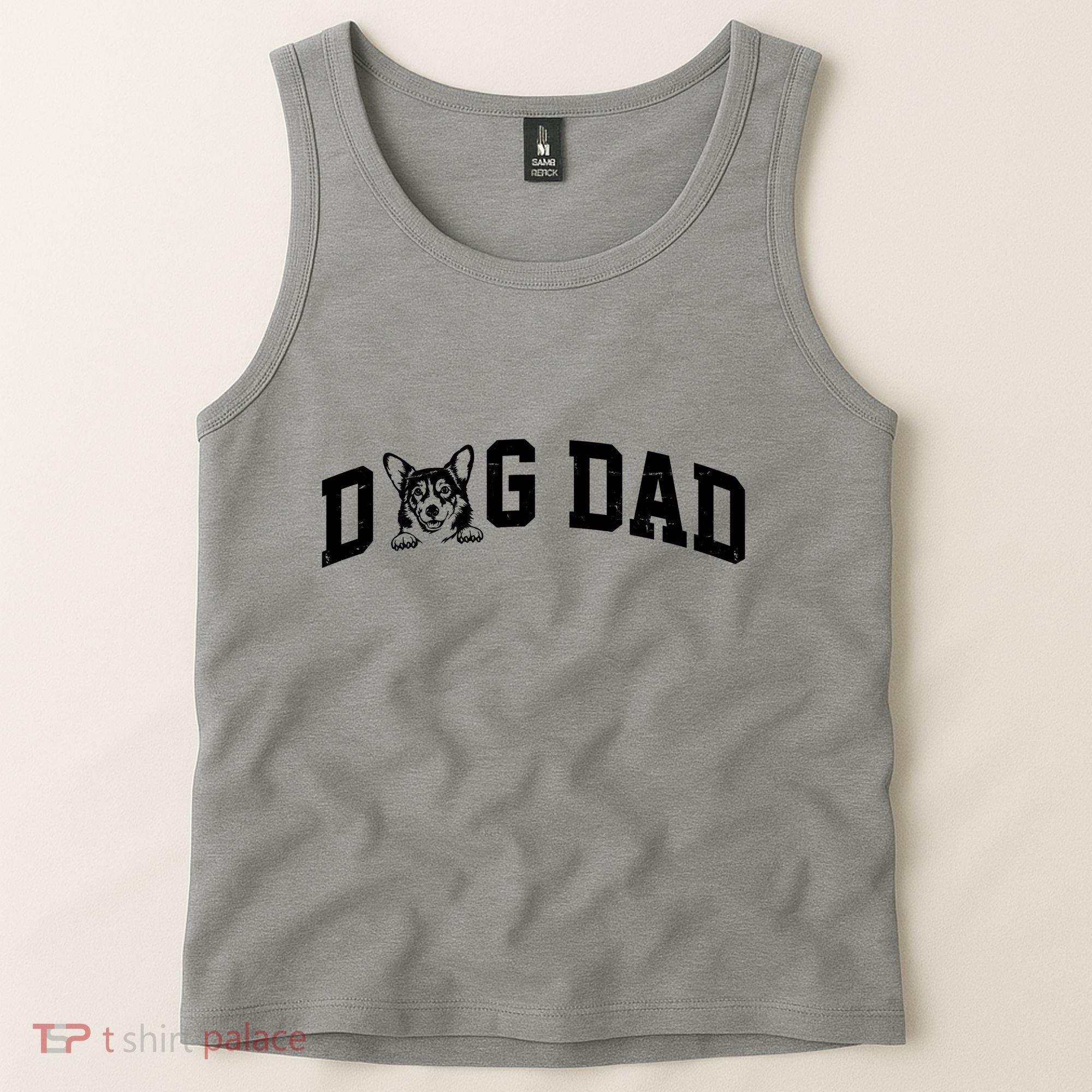 Dog Dad Corgi Lover Tank Top