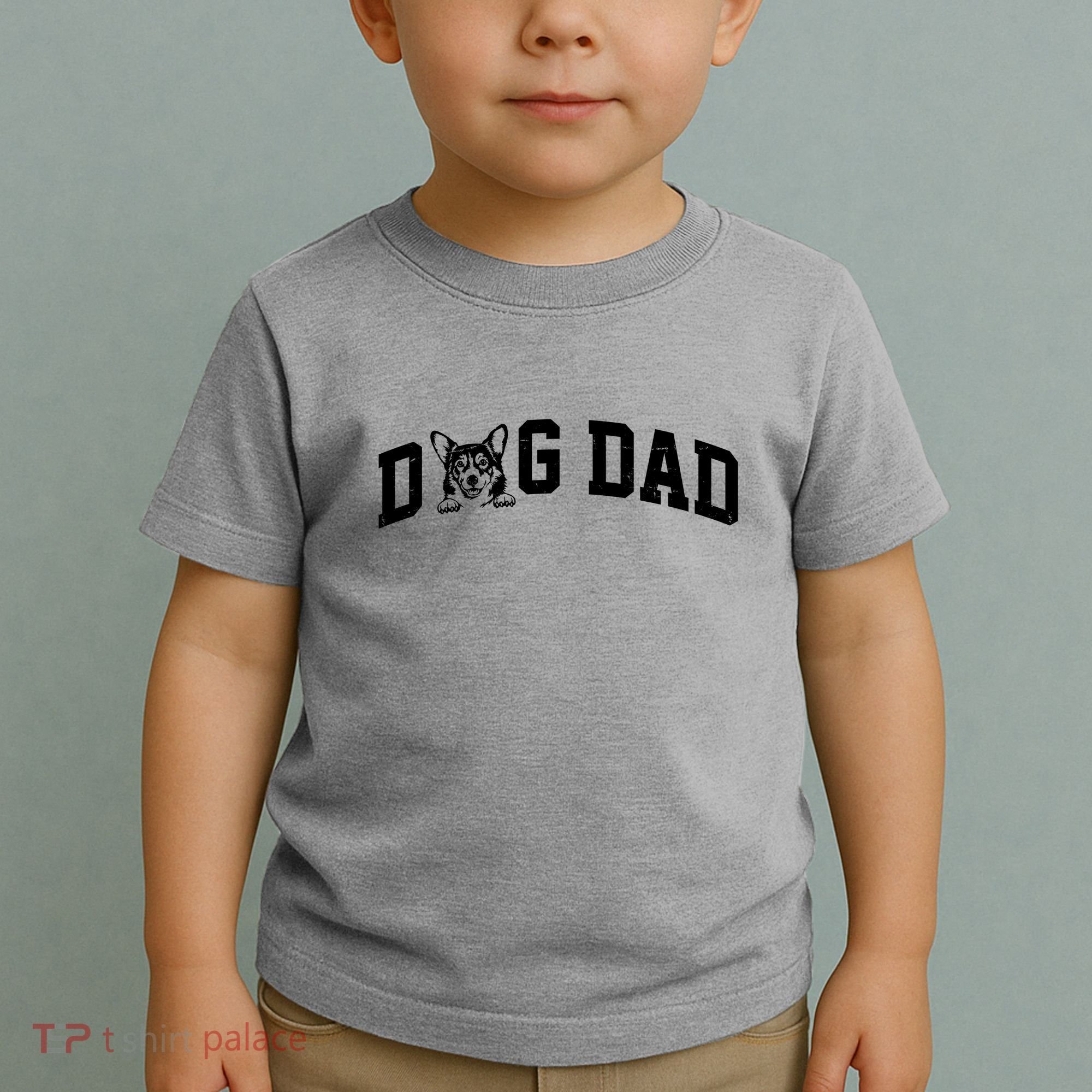 Dog Dad Corgi Lover Toddler T-Shirt