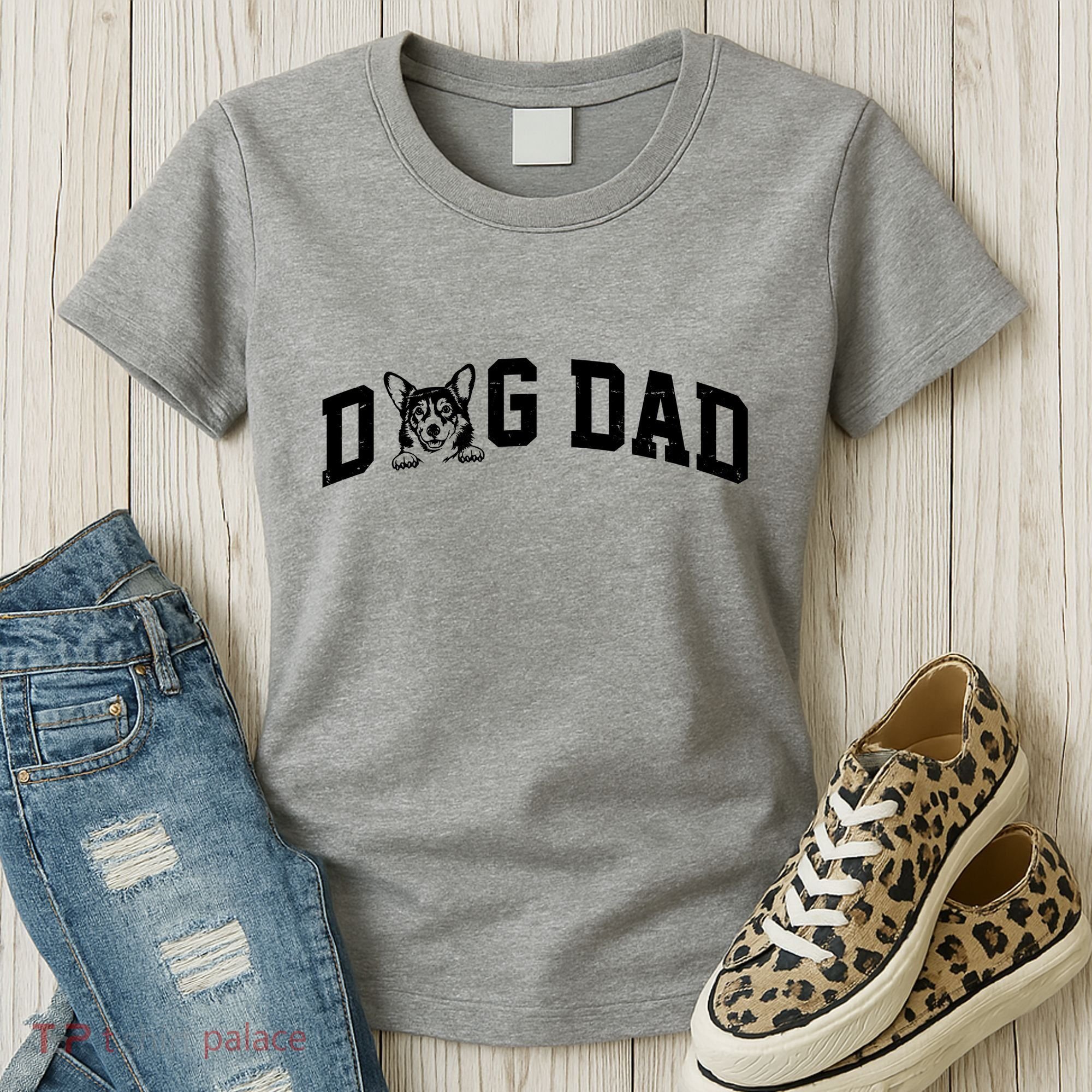 Dog Dad Corgi Lover Women's T-Shirt
