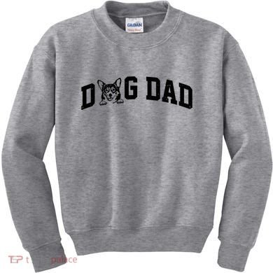 Dog Dad Corgi Lover Kids Sweatshirt