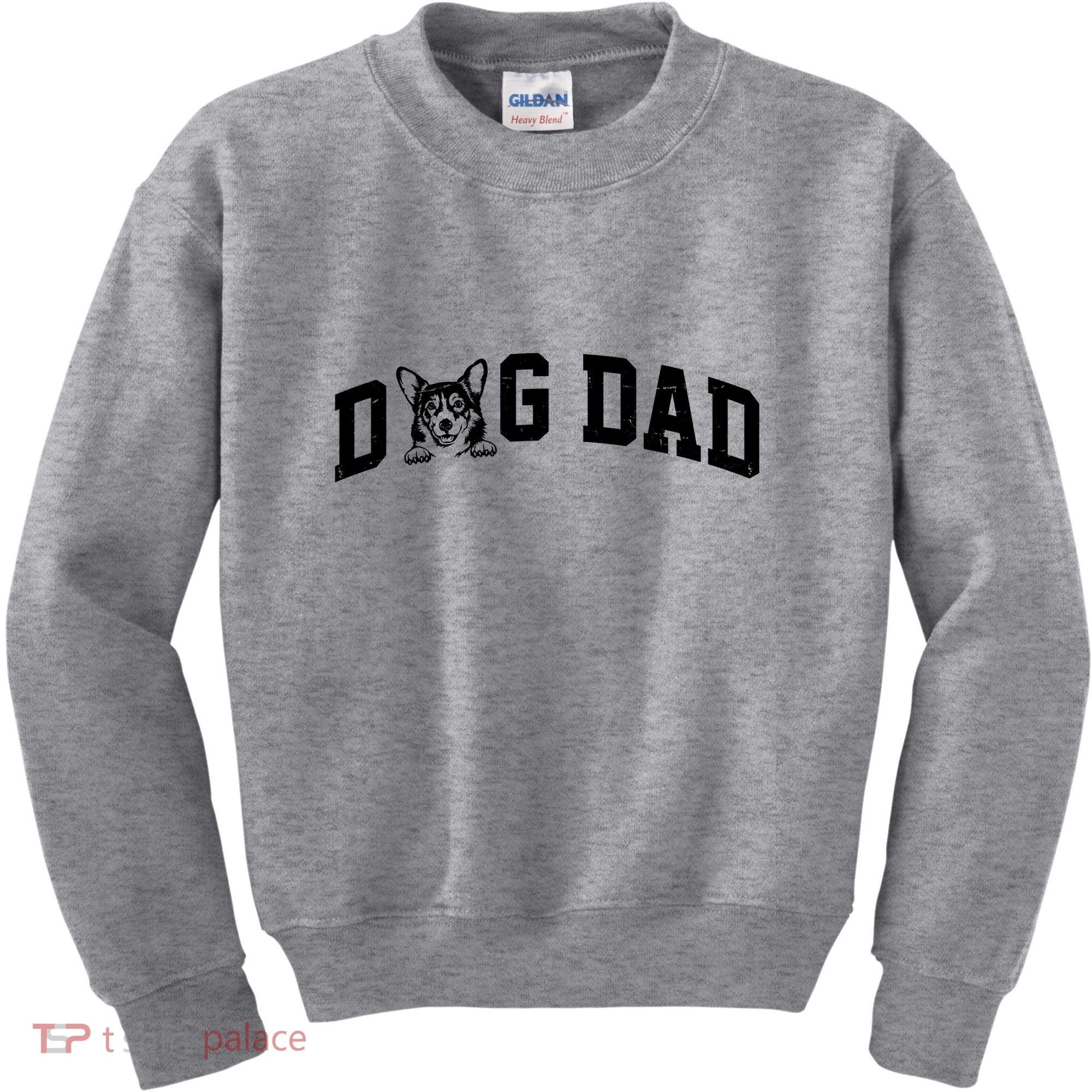 Dog Dad Corgi Lover Kids Sweatshirt