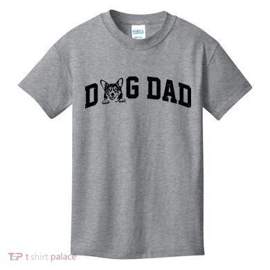 Dog Dad Corgi Lover Kids T-Shirt