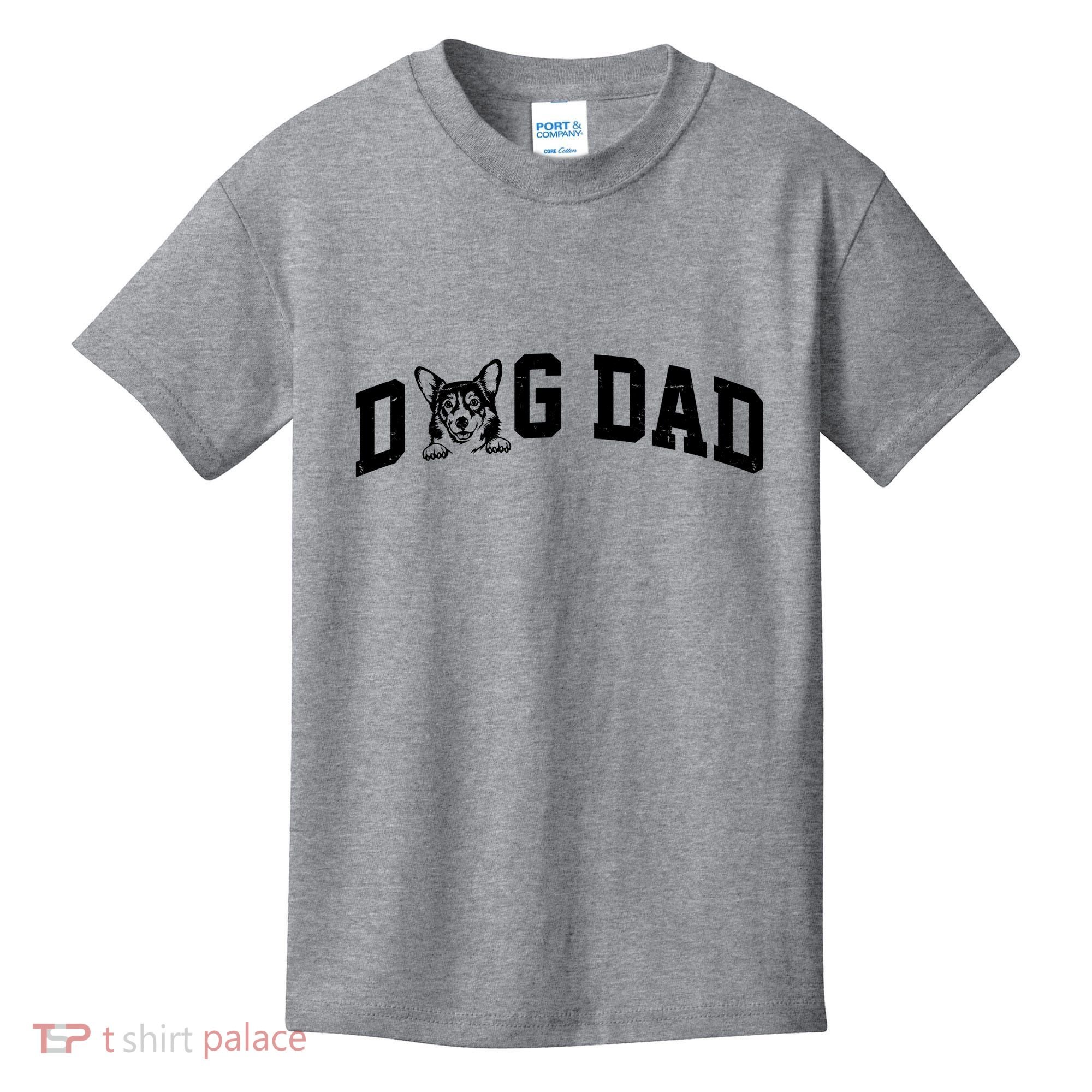 Dog Dad Corgi Lover Kids T-Shirt