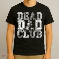 Dead Dad Club Retro Funny Saying T-Shirt thumb 3