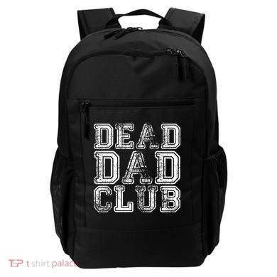Dead Dad Club Retro Funny Saying Backpack