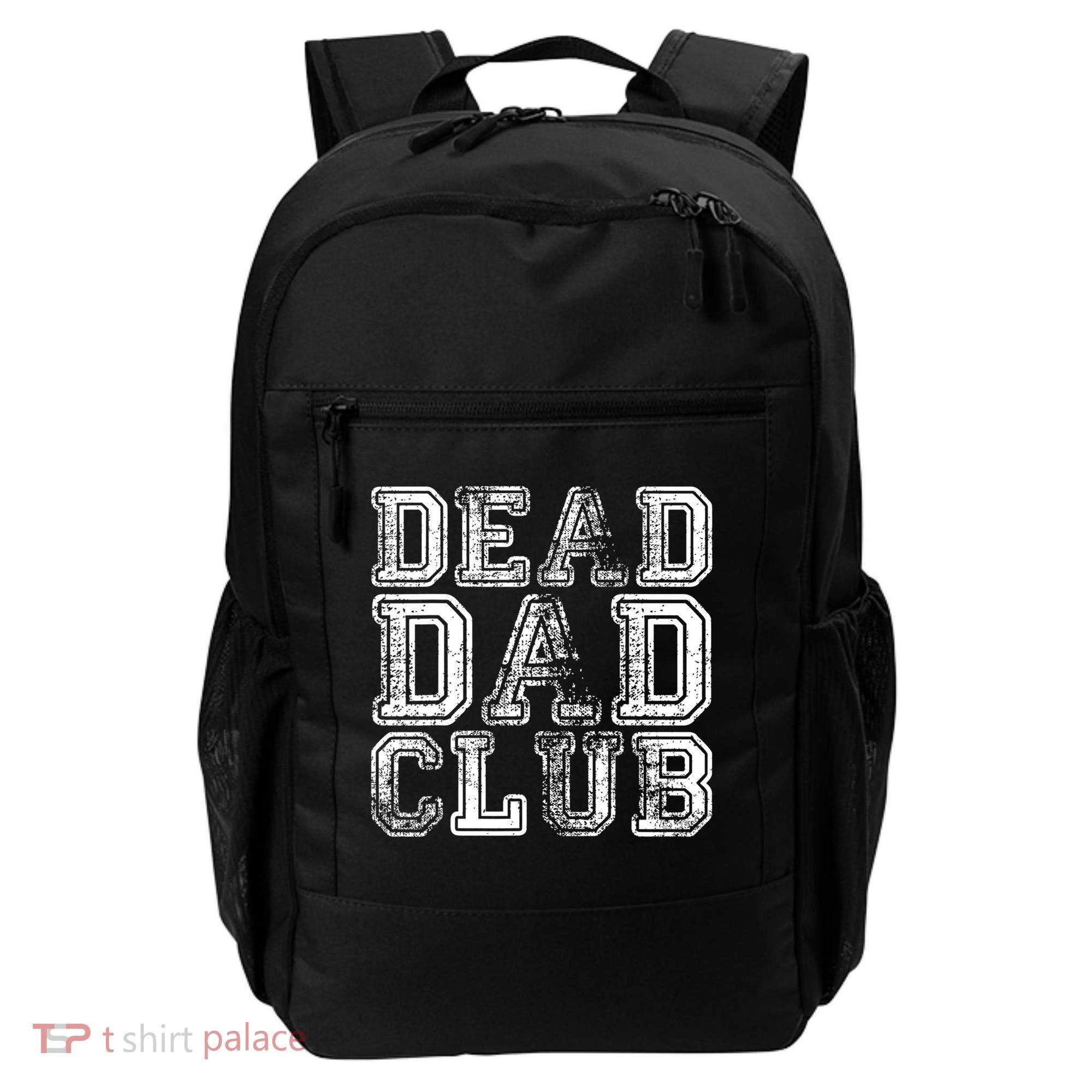 Dead Dad Club Retro Funny Saying Backpack