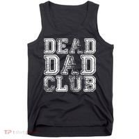 Dead Dad Club Retro Funny Saying Tank Top thumb 0