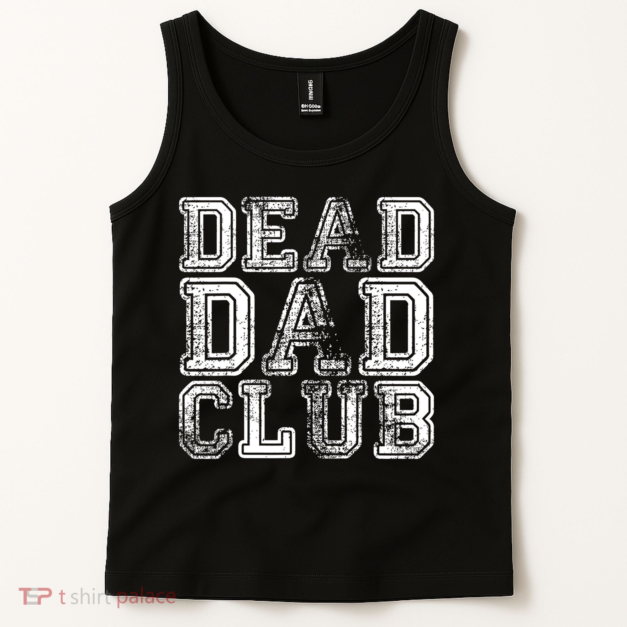Dead Dad Club Retro Funny Saying Tank Top