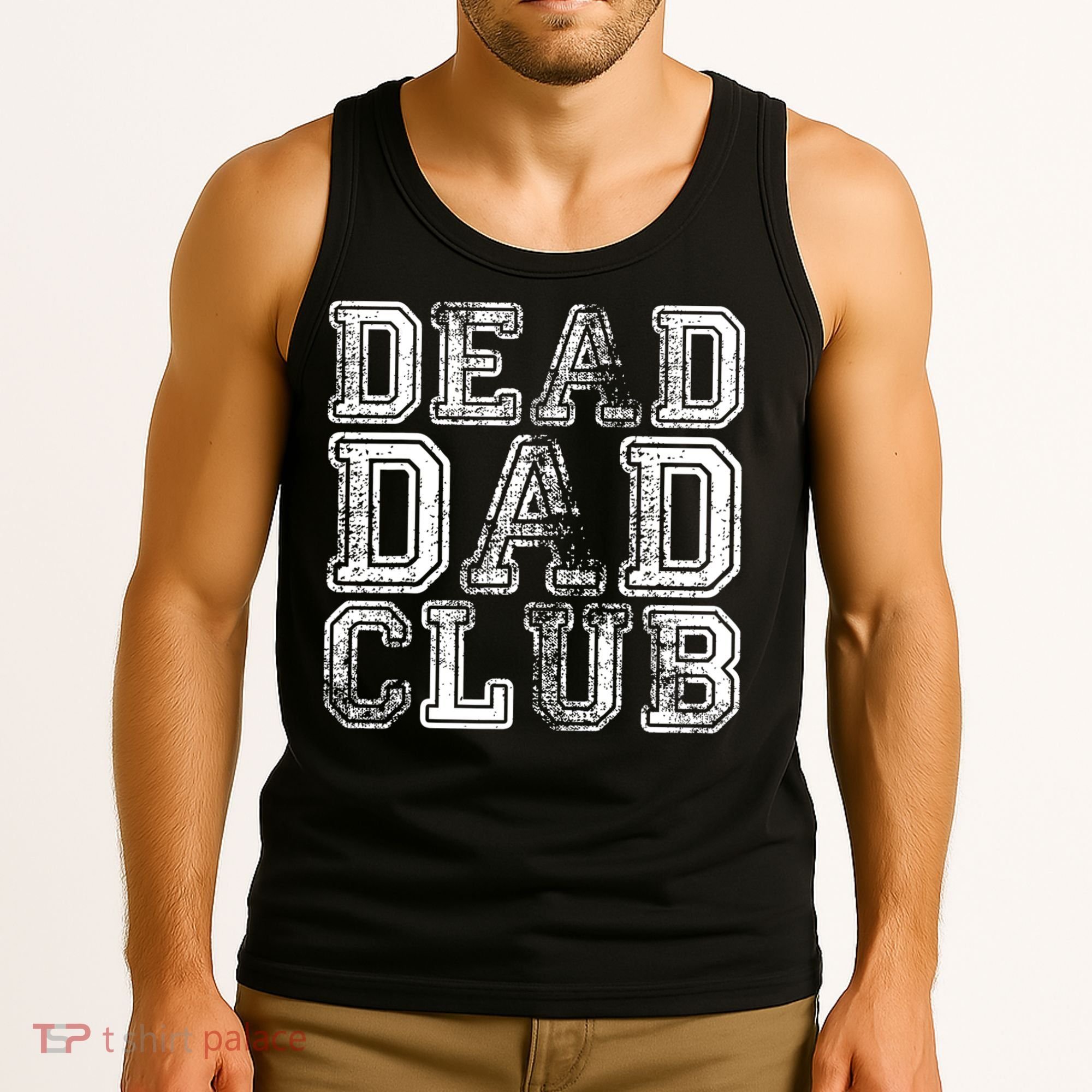 Dead Dad Club Retro Funny Saying Tank Top