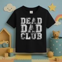 Dead Dad Club Retro Funny Saying Toddler T-Shirt thumb 3