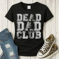Dead Dad Club Retro Funny Saying Women's T-Shirt thumb 3